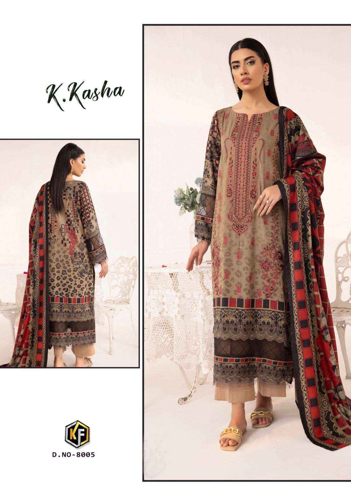 Keval Fab K Kasha Vol 8 Cotton Dress Material 6 pcs Catalogue