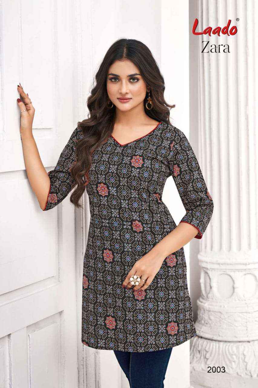 Laado Zara Vol 2 Cotton Kurti 12 pcs Catalogue