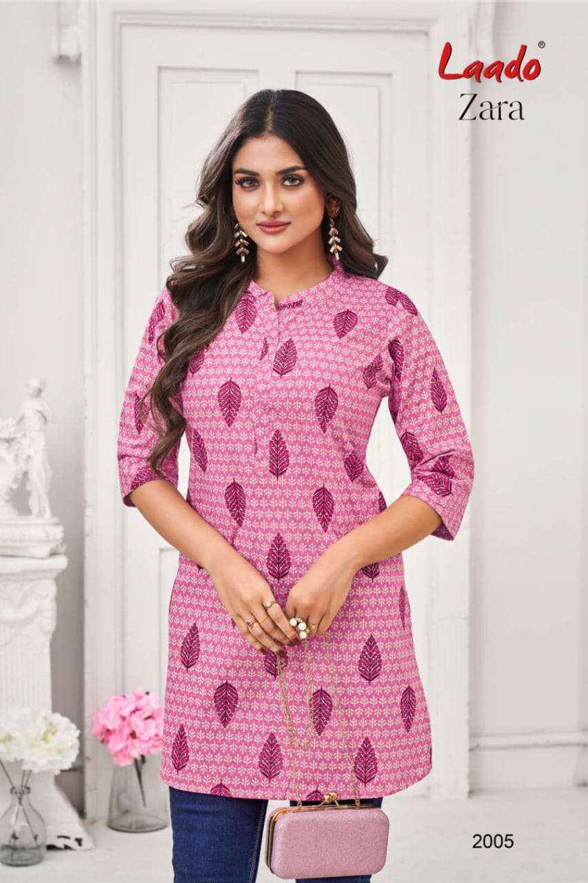 Laado Zara Vol 2 Cotton Kurti 12 pcs Catalogue