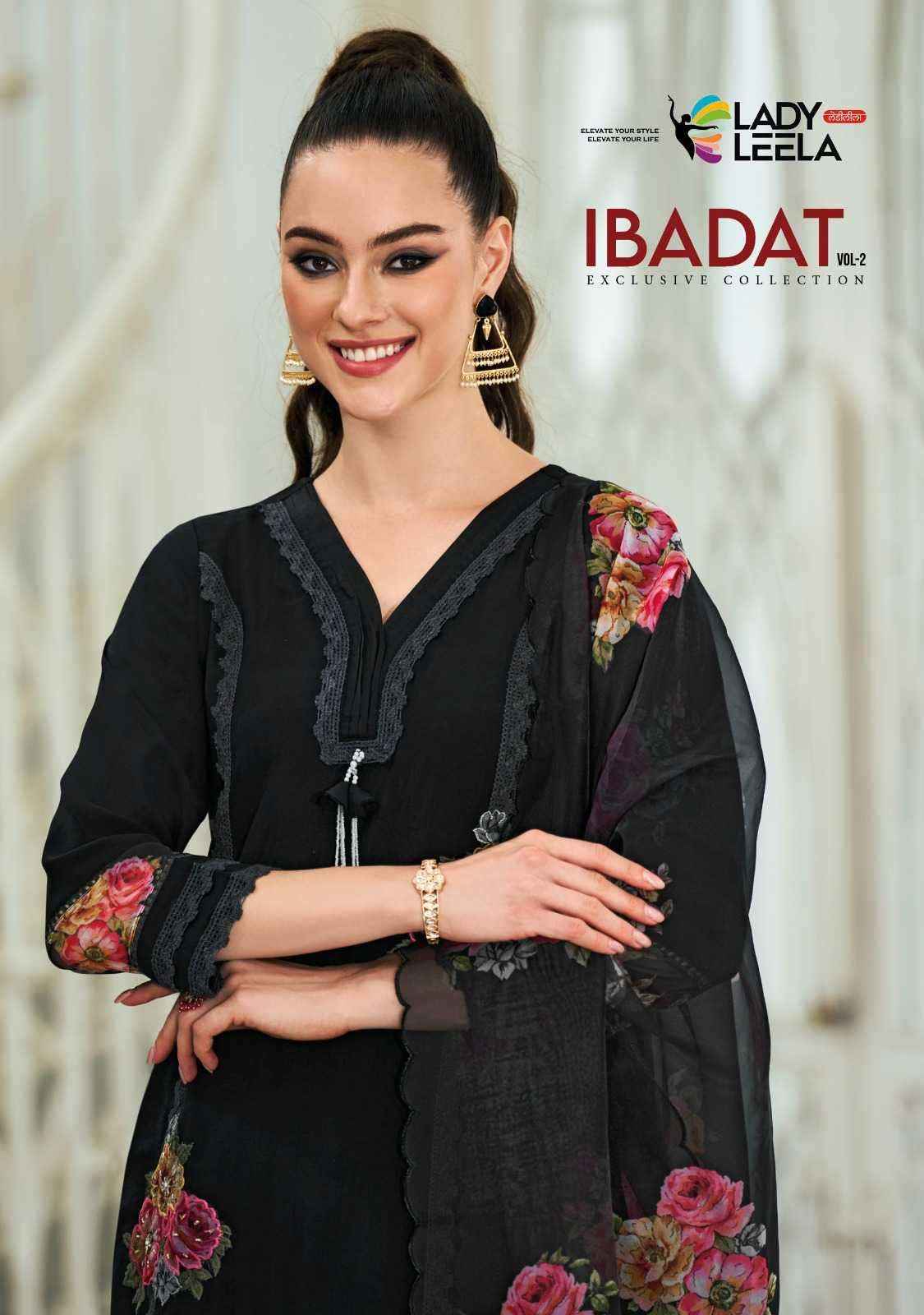 Lady Leela Ibadat Vol-2 Pure Cotton Readymade Suit (6 Pc Catalog)