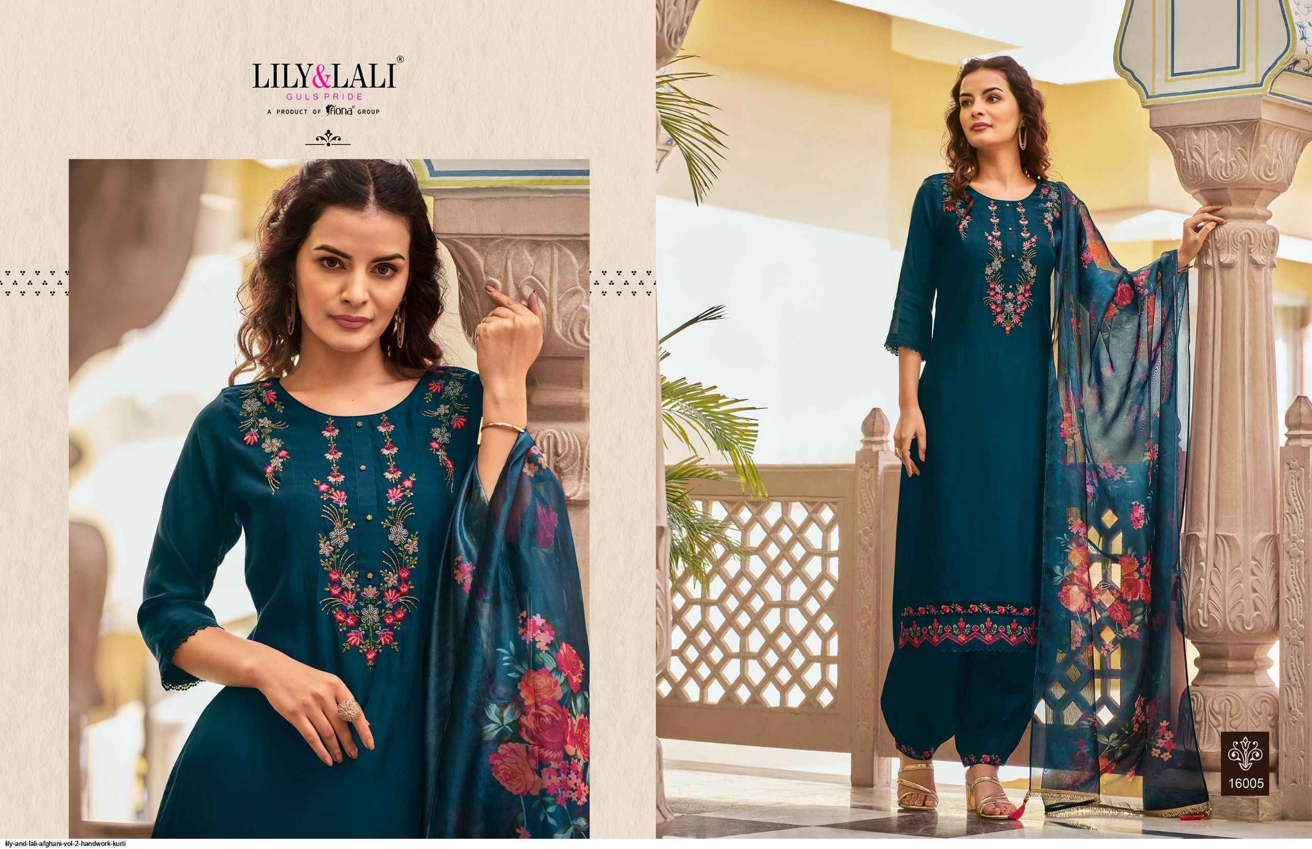 Lily And Lali Afghani Vol-2 Readymade Suit (6 Pc Catalog)