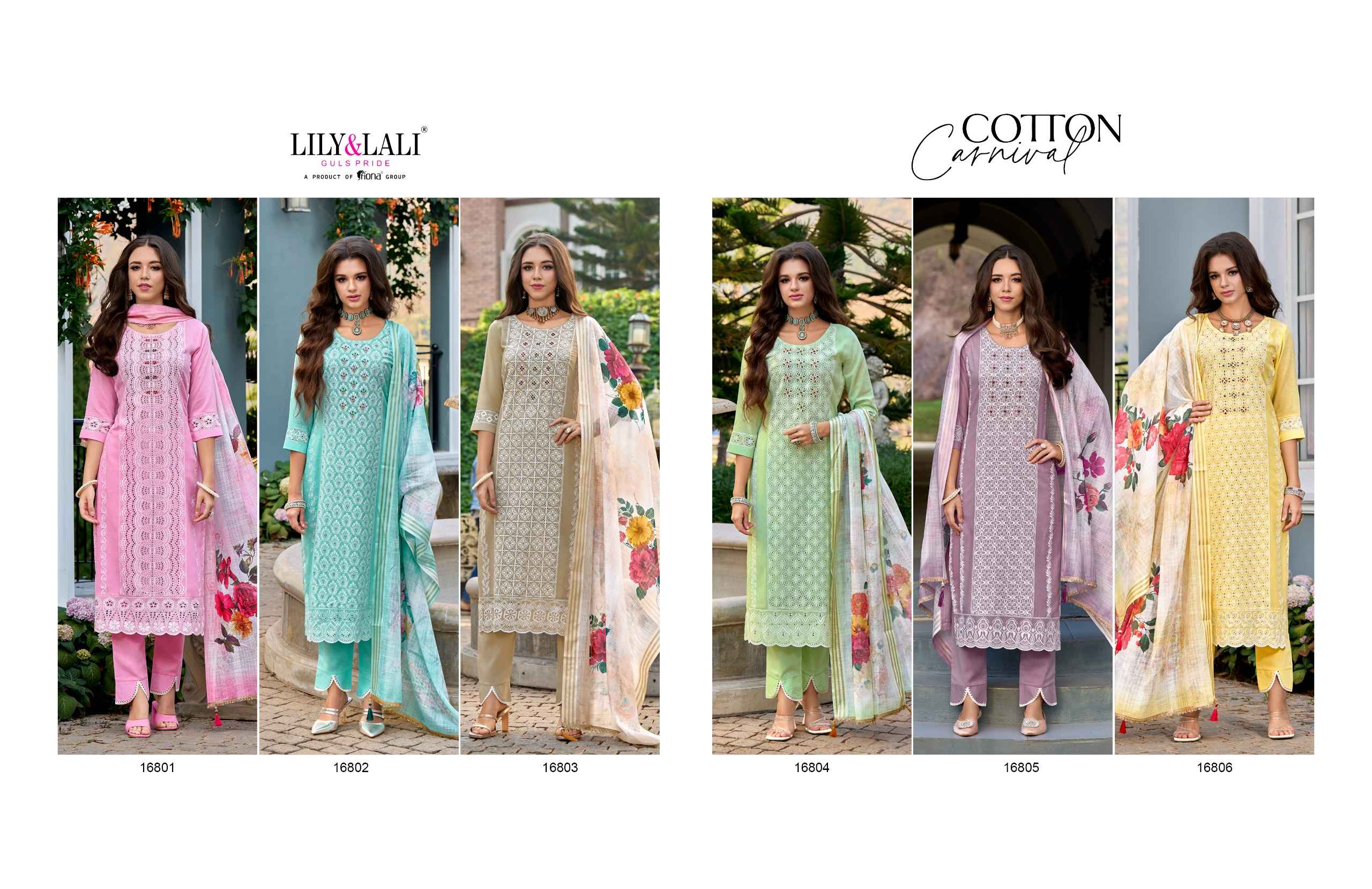 Lily & Lali Cotton Carnival Readymade Suit (6 pcs Catalogue)