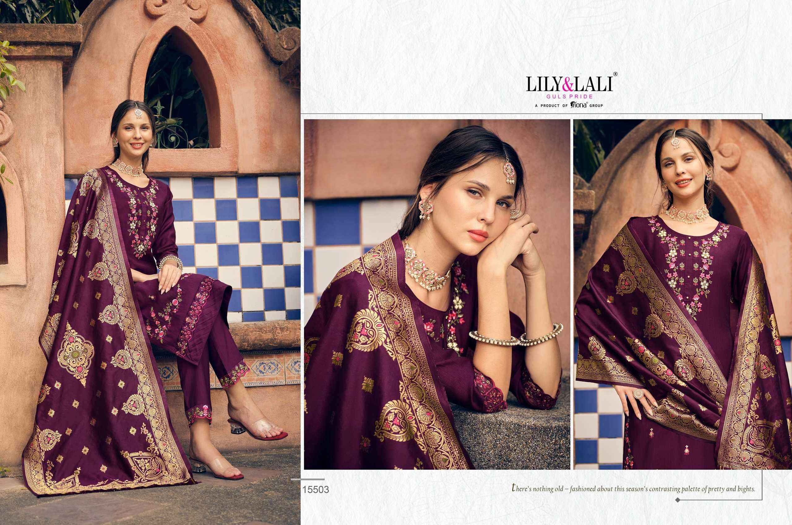 Lily & Lali Hasmeena Vol 2 Readymade Organza Dress 6 pcs Catalogue
