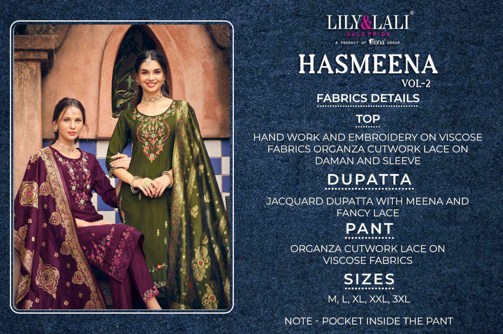 Lily & Lali Hasmeena Vol 2 Readymade Organza Dress 6 pcs Catalogue