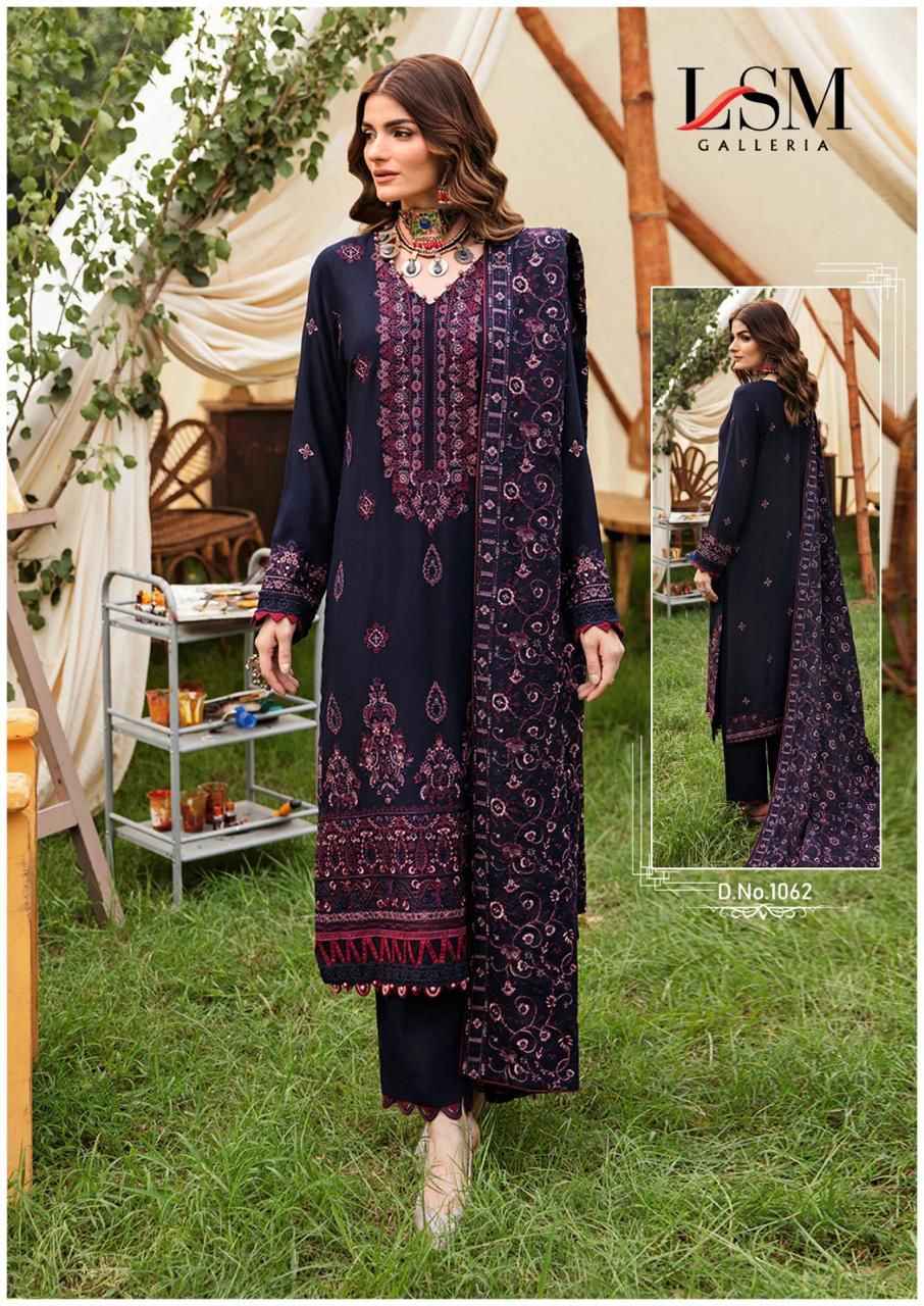 LSM Galleria Parian Dream Vol-7 Lawn Cotton Dress Material (6 pcs Catalogue)