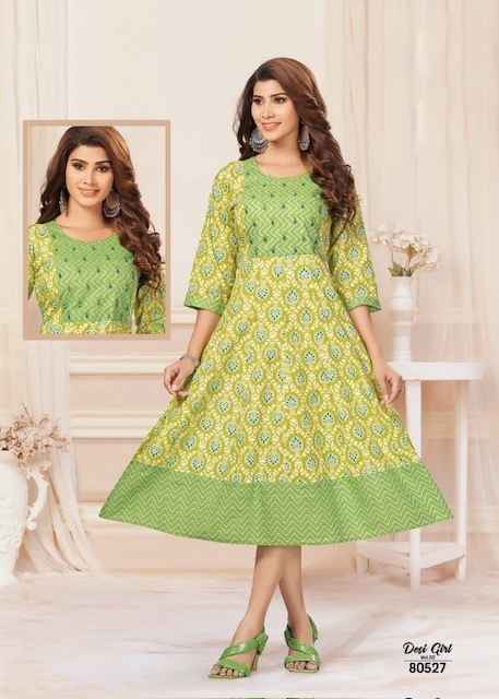 Mayra Desi Girl Vol 2 Cotton Kurti 6 pcs Catalogue