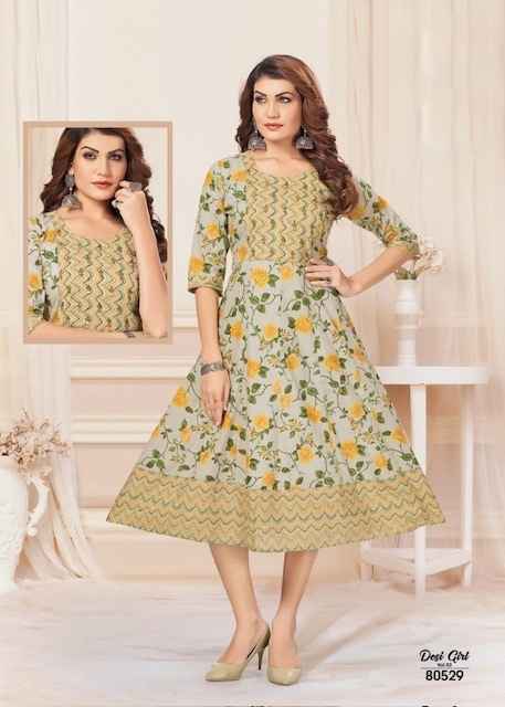 Mayra Desi Girl Vol 2 Cotton Kurti 6 pcs Catalogue