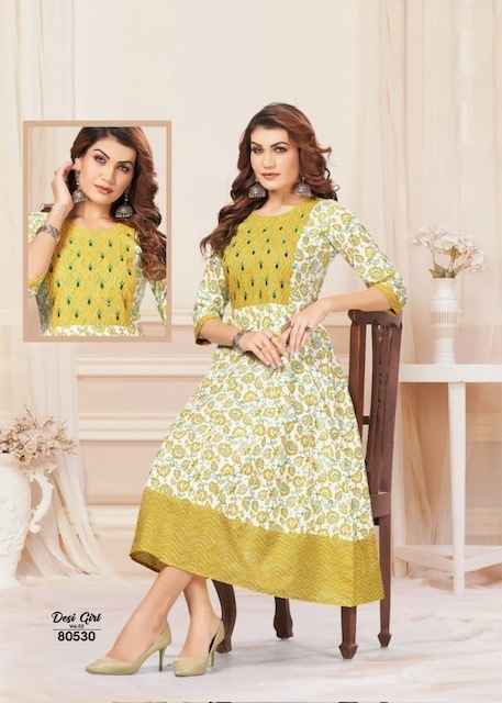 Mayra Desi Girl Vol 2 Cotton Kurti 6 pcs Catalogue