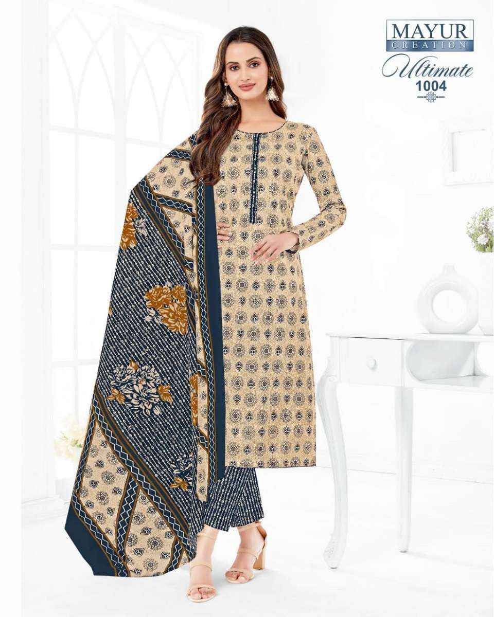 Mayur Creatio Ultimate Vol 1 Cotton Dress Material 10 pcs Catalogue