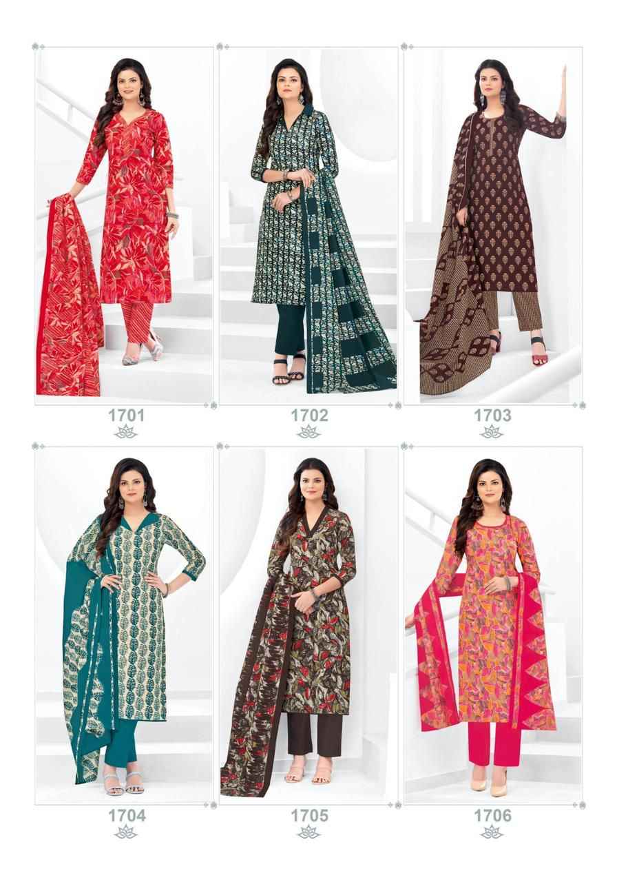 MFC Pashmina Vol-17 Cotton Dress Material (12 pcs Catalogue)