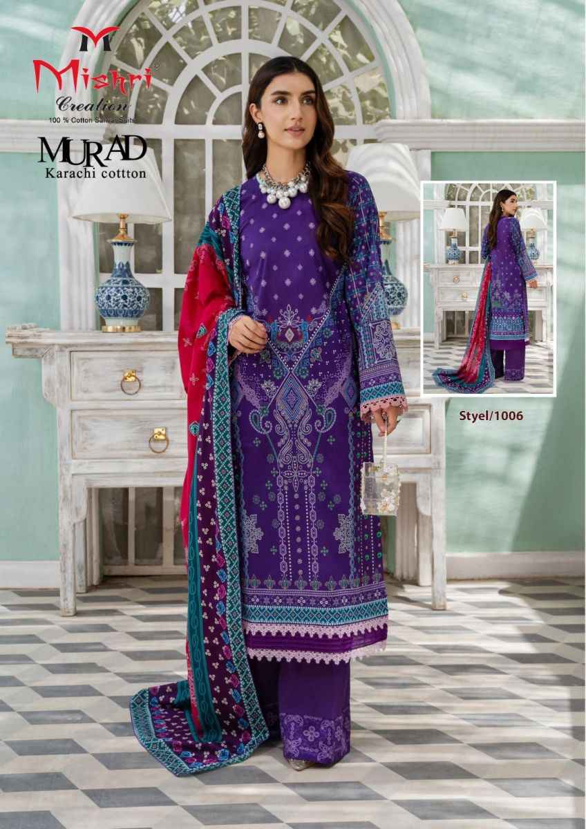 Mishri Creation Murad Vol 1 Cotton Dress Material 6 pcs Catalogue