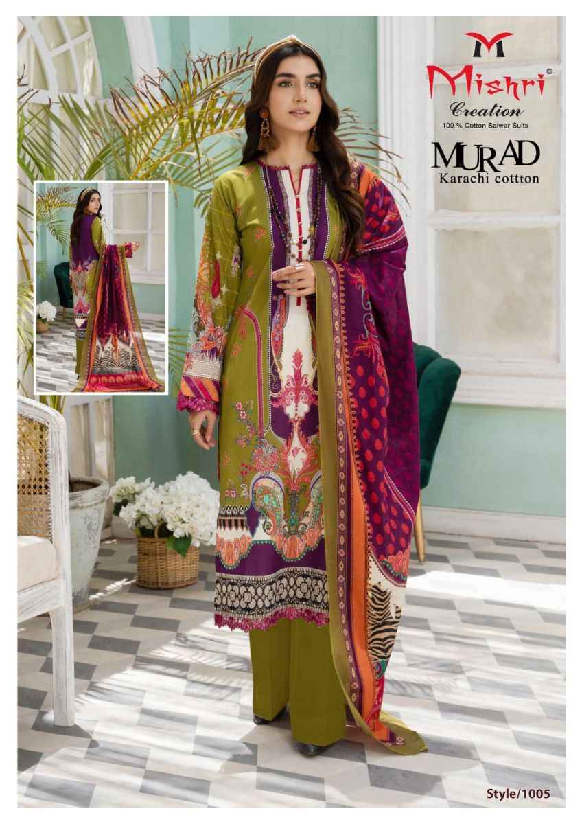 Mishri Creation Murad Vol 1 Cotton Dress Material 6 pcs Catalogue