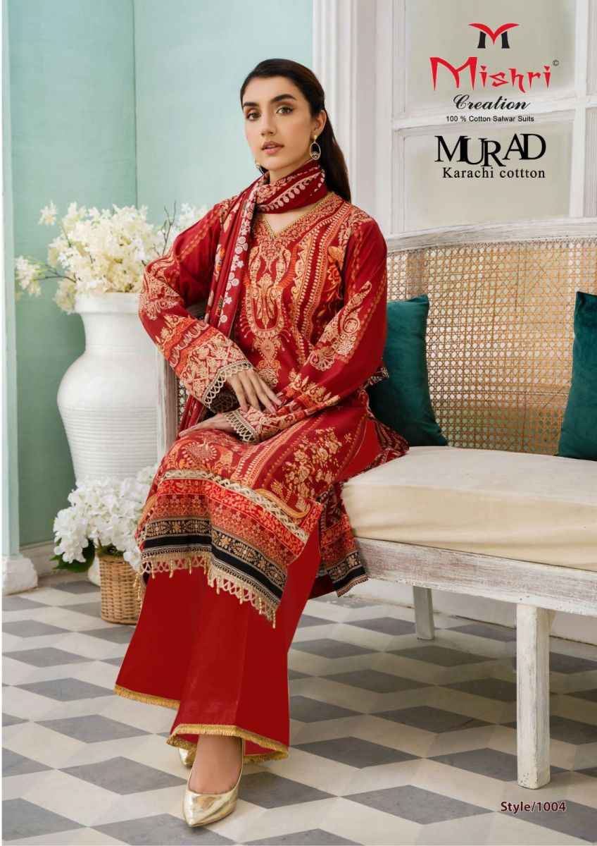 Mishri Creation Murad Vol 1 Cotton Dress Material 6 pcs Catalogue