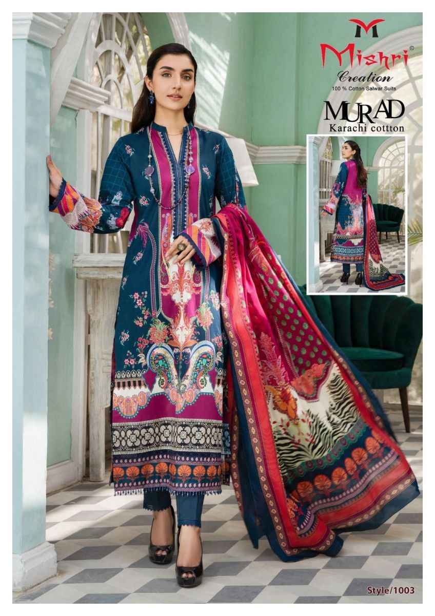 Mishri Creation Murad Vol 1 Cotton Dress Material 6 pcs Catalogue