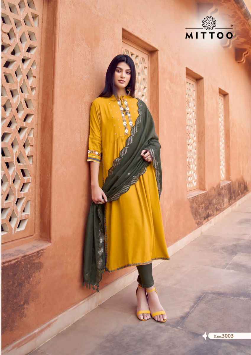 Mittoo Pavitra Rayon Kurti Combo 6 pcs Catalogue