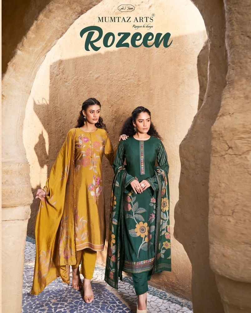Mumtaz Arts Rozeen Viscose Dress Material 6 pcs Catalogue