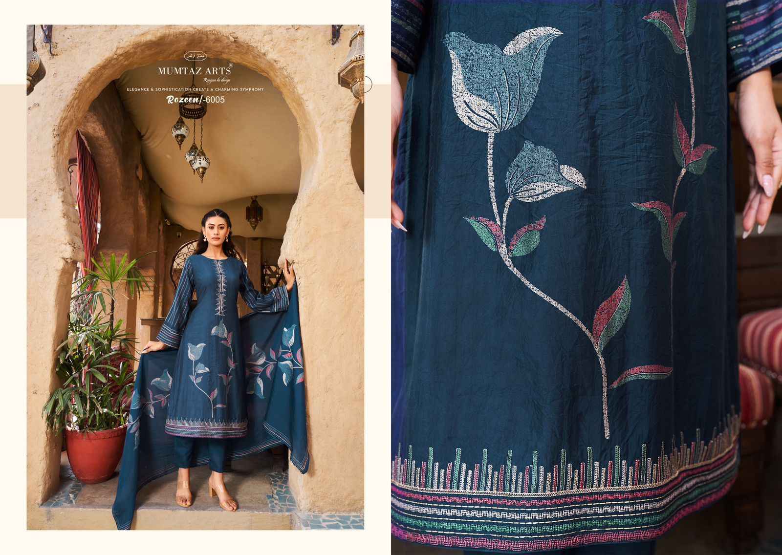 Mumtaz Arts Rozeen Viscose Dress Material 6 pcs Catalogue