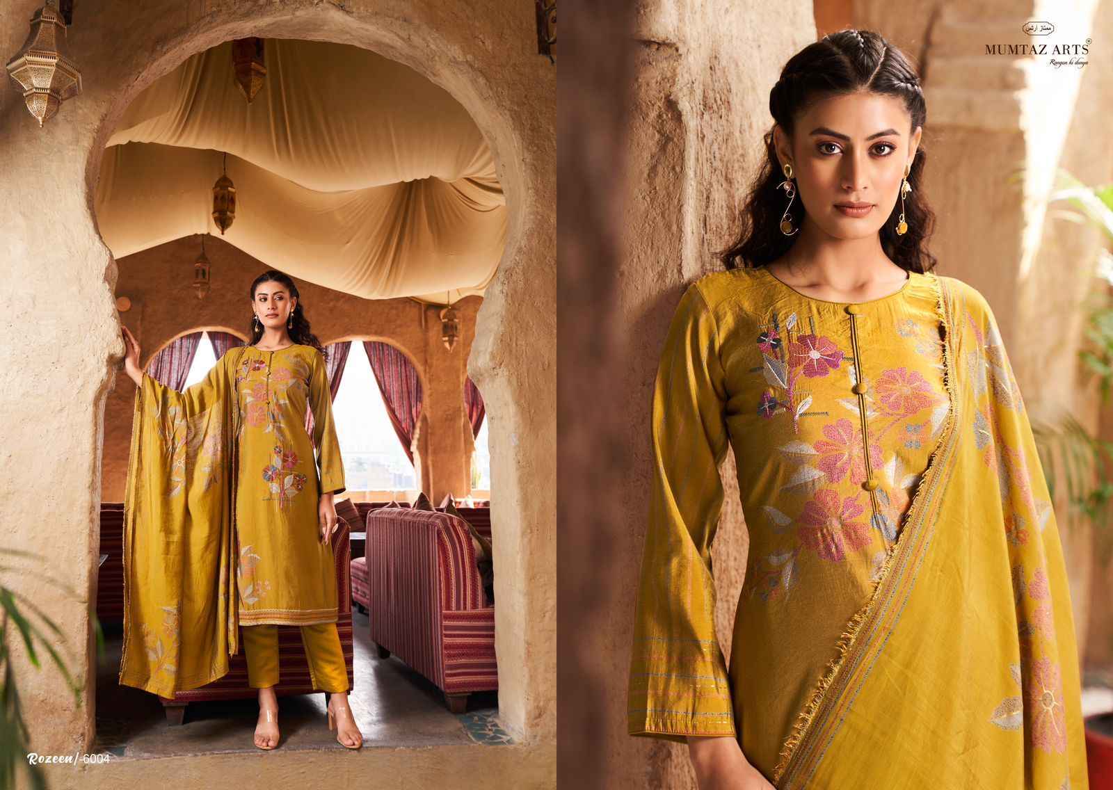 Mumtaz Arts Rozeen Viscose Dress Material 6 pcs Catalogue