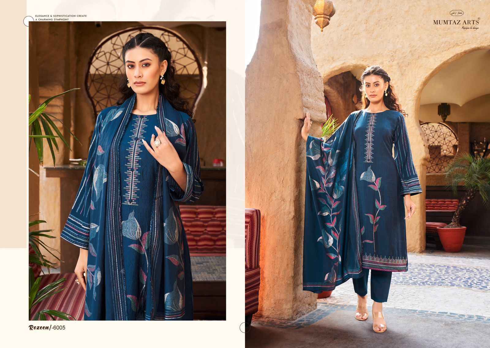 Mumtaz Arts Rozeen Viscose Dress Material 6 pcs Catalogue
