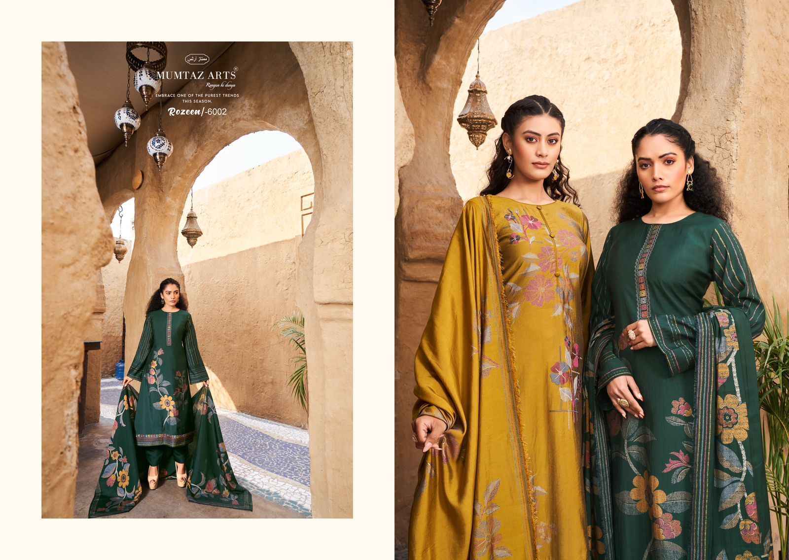 Mumtaz Arts Rozeen Viscose Dress Material 6 pcs Catalogue