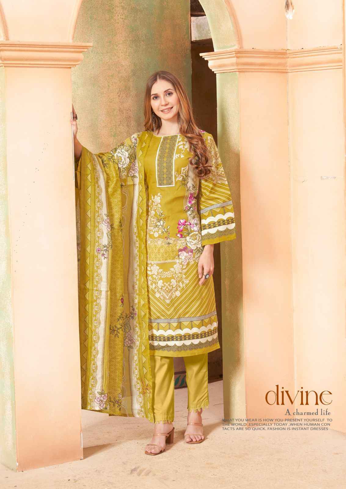 Nafisa Cotton Esra Karachi Vol-4 Cotton Dress Material (6 Pc Catalog)