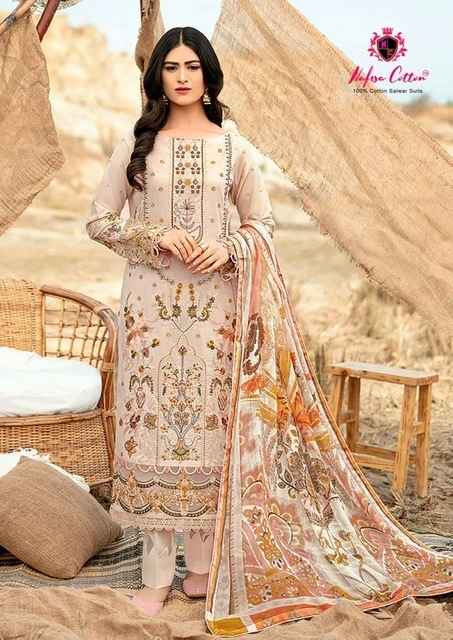Nafisa Cotton Safina Vol 4 Cotton Dress Material 6 pcs Catalogue