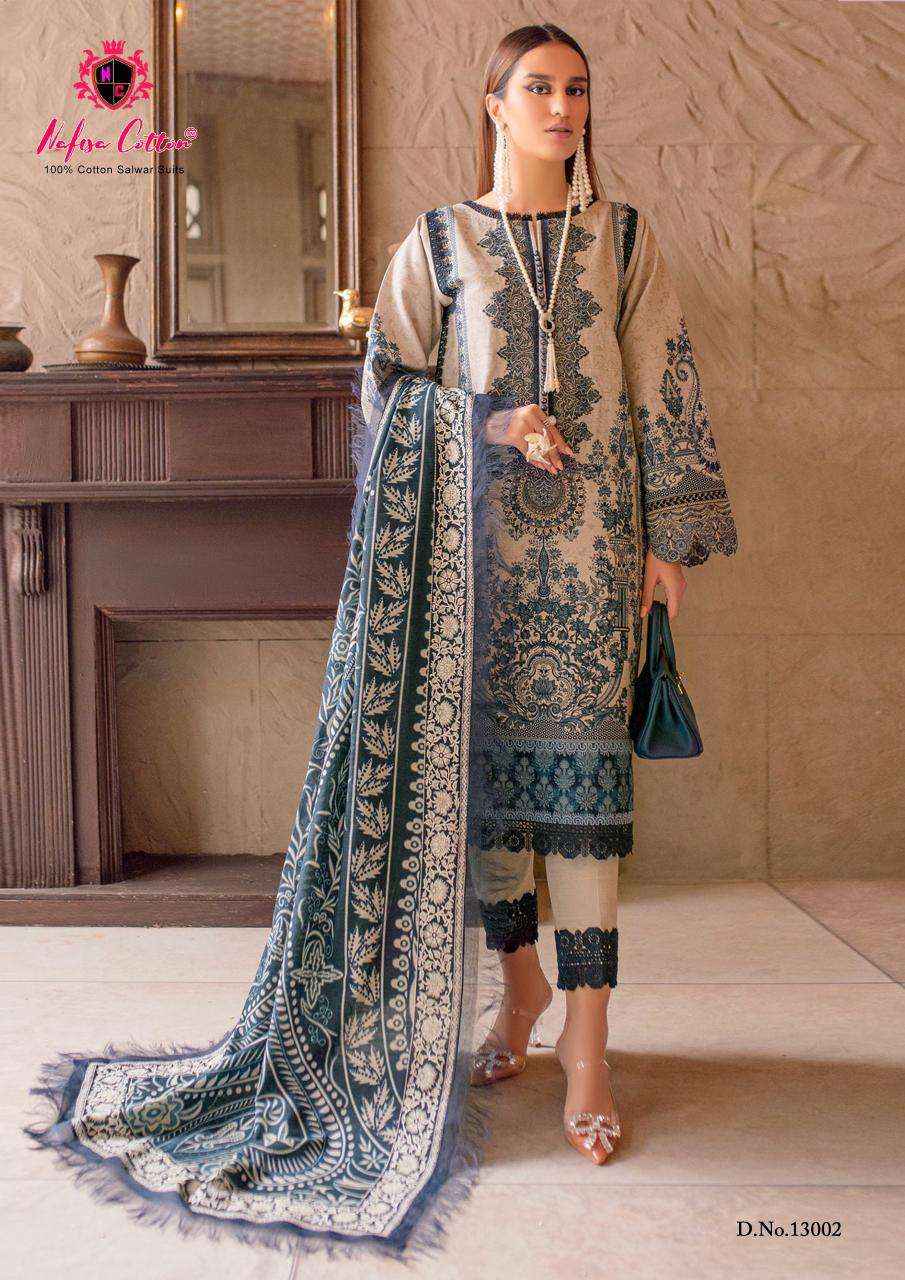 Nafisa Cotton Sahil Designer Cotton Collection Vol 13 Cotton Dress Material Best Suits Wholesaler Online