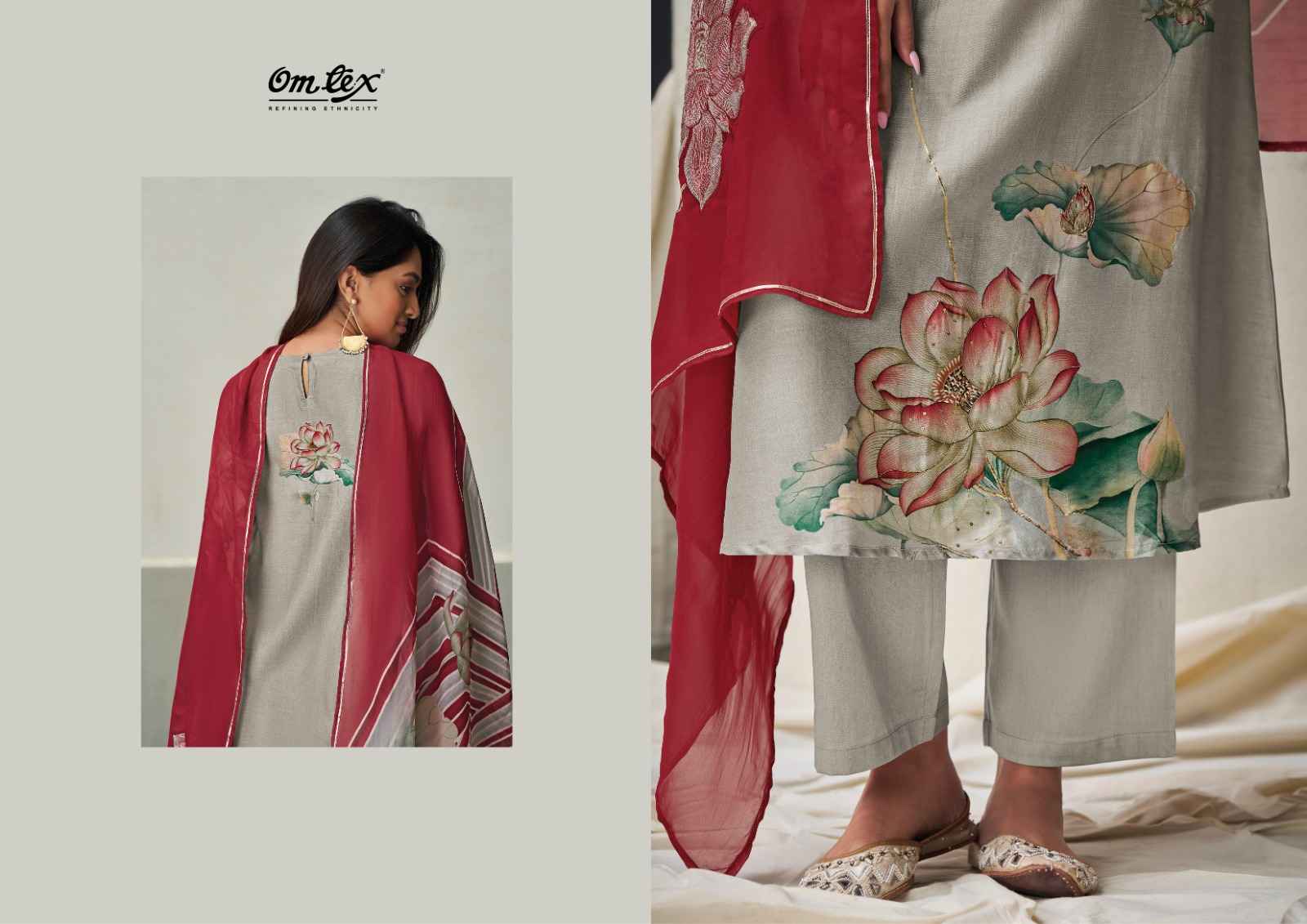 Omtex Sur Sienna Silk Dress Material (4 Pc Catalog)