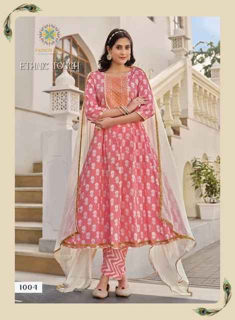 Passion Tree Ethnic Touch Vol 1 Cotton Kurti Combo 8 pcs Catalogue