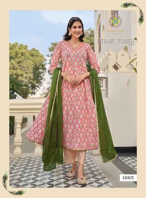 Passion Tree Ethnic Touch Vol 1 Cotton Kurti Combo 8 pcs Catalogue