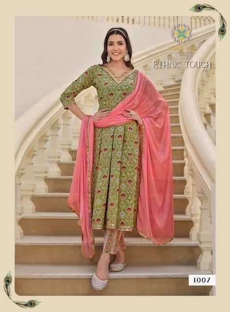 Passion Tree Ethnic Touch Vol 1 Cotton Kurti Combo 8 pcs Catalogue