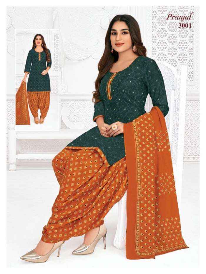 Pranjul Priyanshi Vol 30 Cotton Dress 36 pcs Catalogue