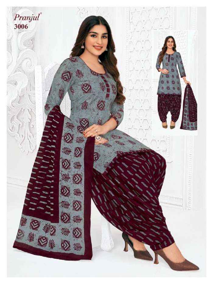 Pranjul Priyanshi Vol 30 Cotton Dress 36 pcs Catalogue