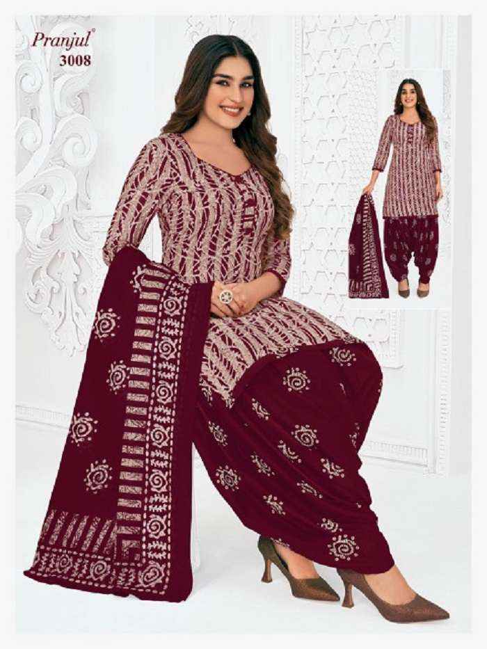 Pranjul Priyanshi Vol 30 Cotton Dress 36 pcs Catalogue