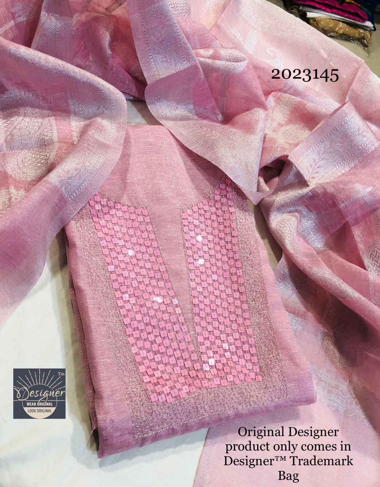 Pure Tissue Silk Non Catalog Dress Material (4 Pc Catalog)