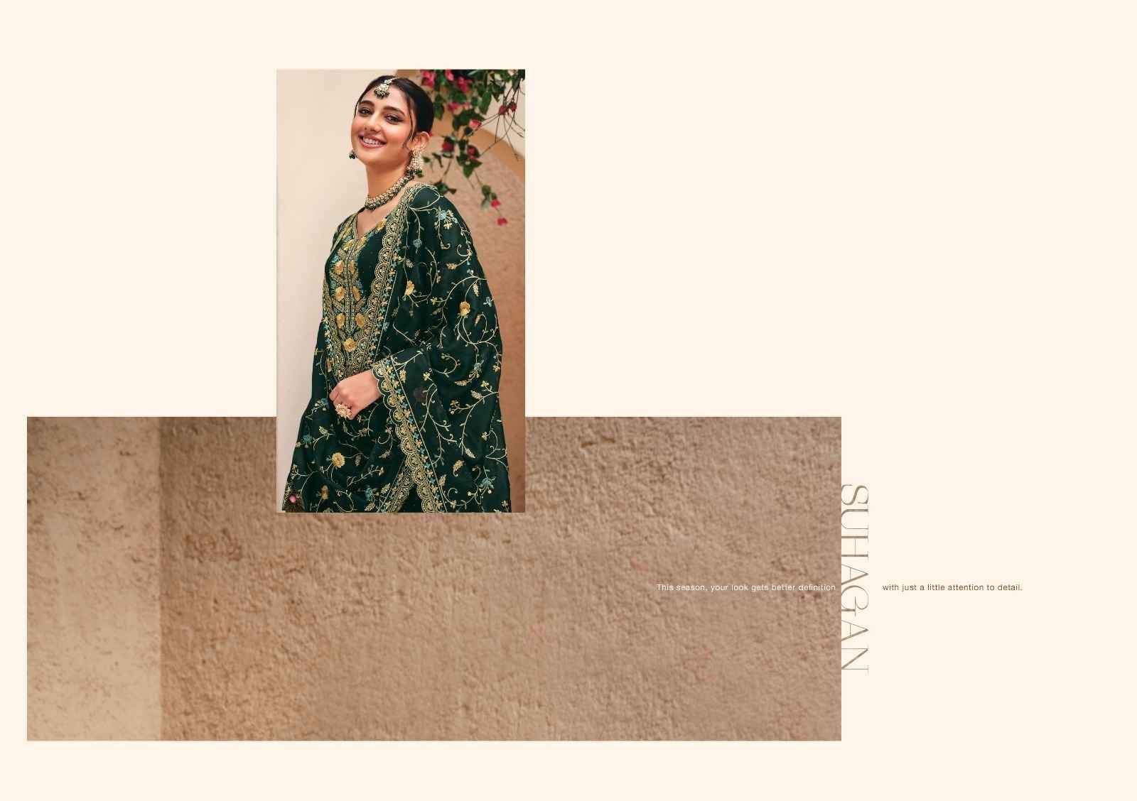 Radha Suhagan Georgette Dress Material 4 pcs Catalogue