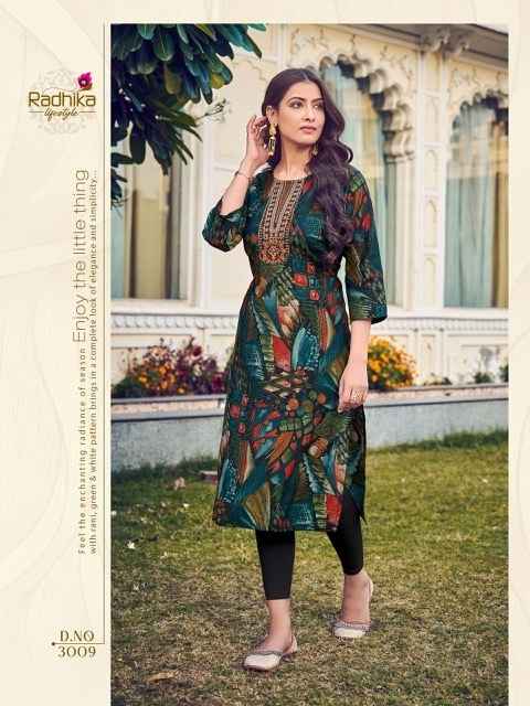 Radhika Lifestyle Charming Vol 3 Modal Kurti 8 pcs Catalogue