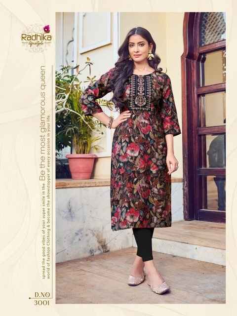 Radhika Lifestyle Charming Vol 3 Modal Kurti 8 pcs Catalogue