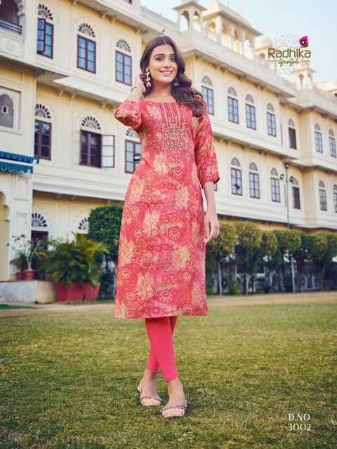 Radhika Lifestyle Charming Vol 3 Modal Kurti 8 pcs Catalogue