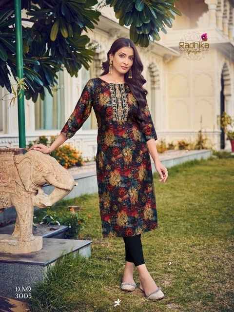 Radhika Lifestyle Charming Vol 3 Modal Kurti 8 pcs Catalogue