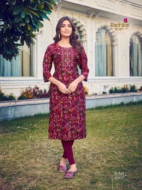 Radhika Lifestyle Charming Vol 3 Modal Kurti 8 pcs Catalogue