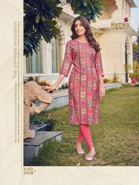 Radhika Lifestyle Charming Vol 3 Modal Kurti 8 pcs Catalogue