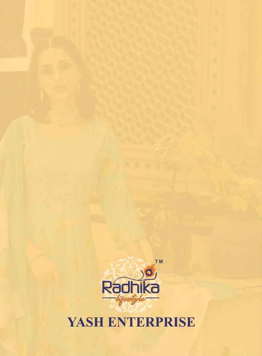 Radhika Lifestyle Kalki Vol-1 Chanderi Readymade Suit (6 Pc Catalog)