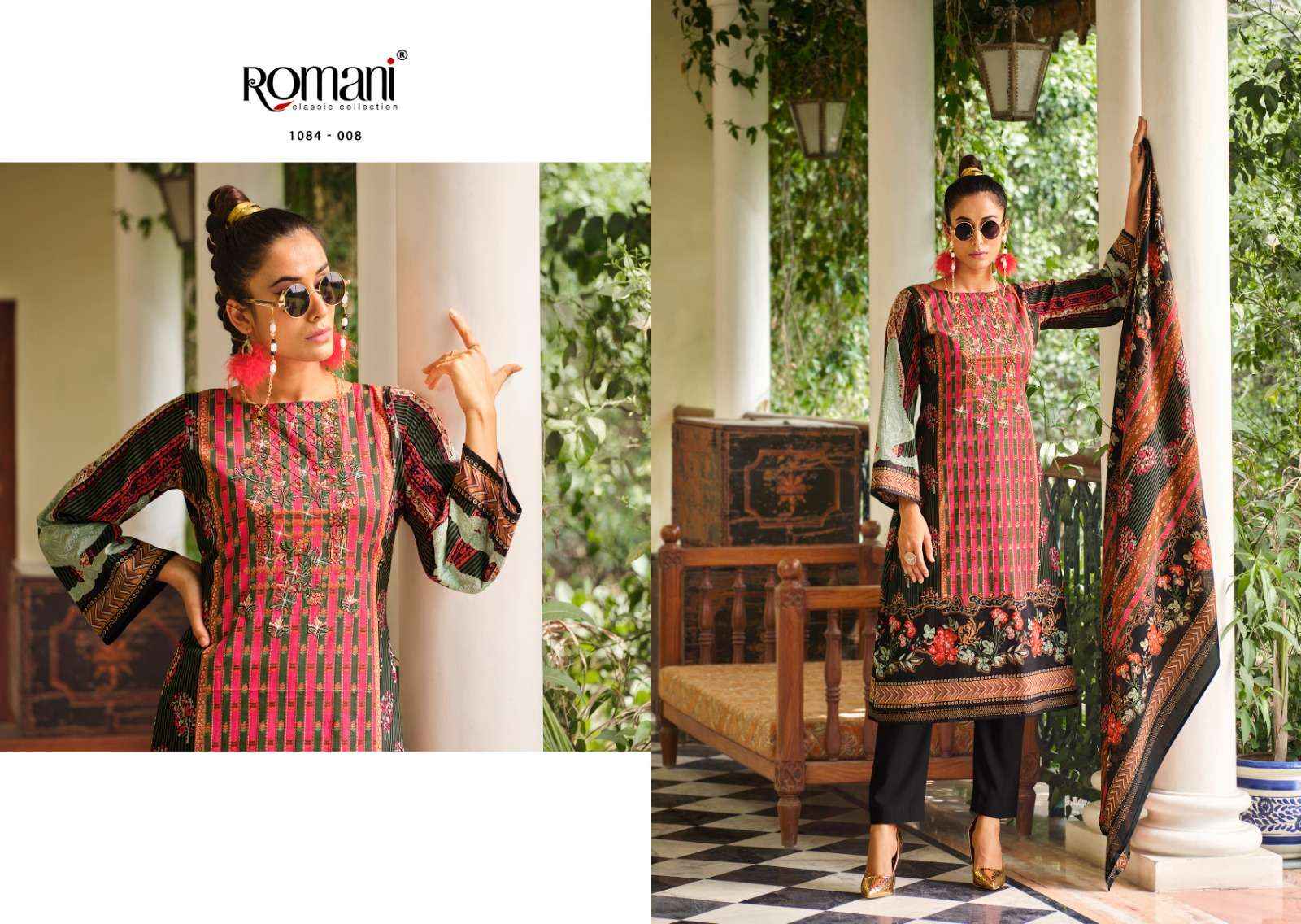 Romani Aarzu Cotton Dress Material 10 pcs Catalogue