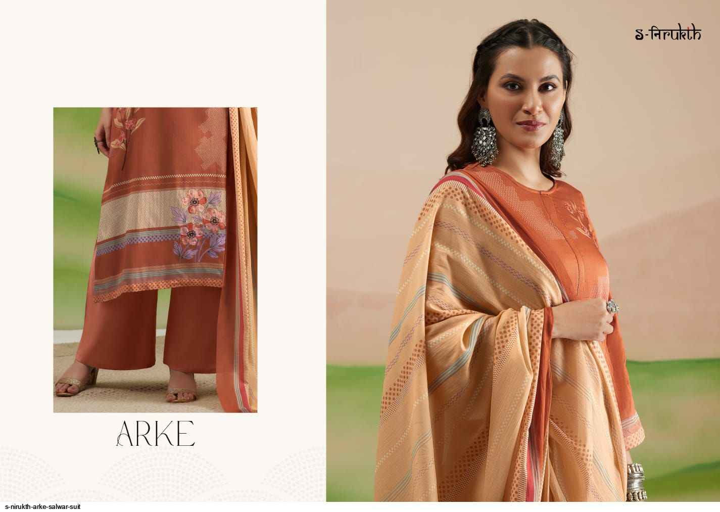 S Nirukth Arke Cotton Dress Material 8 pcs Catalogue
