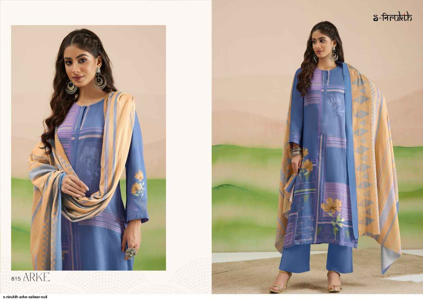 S Nirukth Arke Cotton Dress Material 8 pcs Catalogue