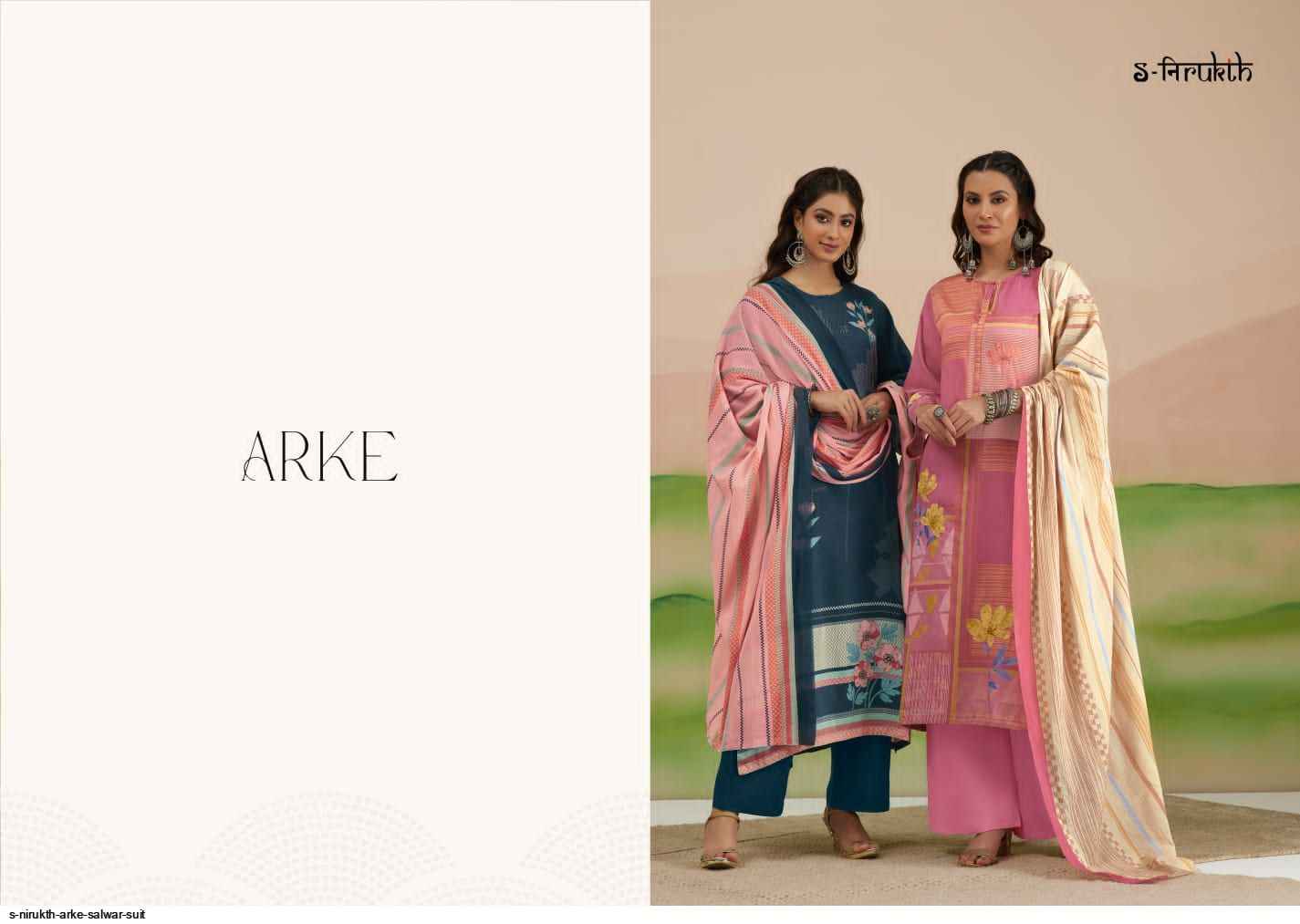 S Nirukth Arke Cotton Dress Material 8 pcs Catalogue