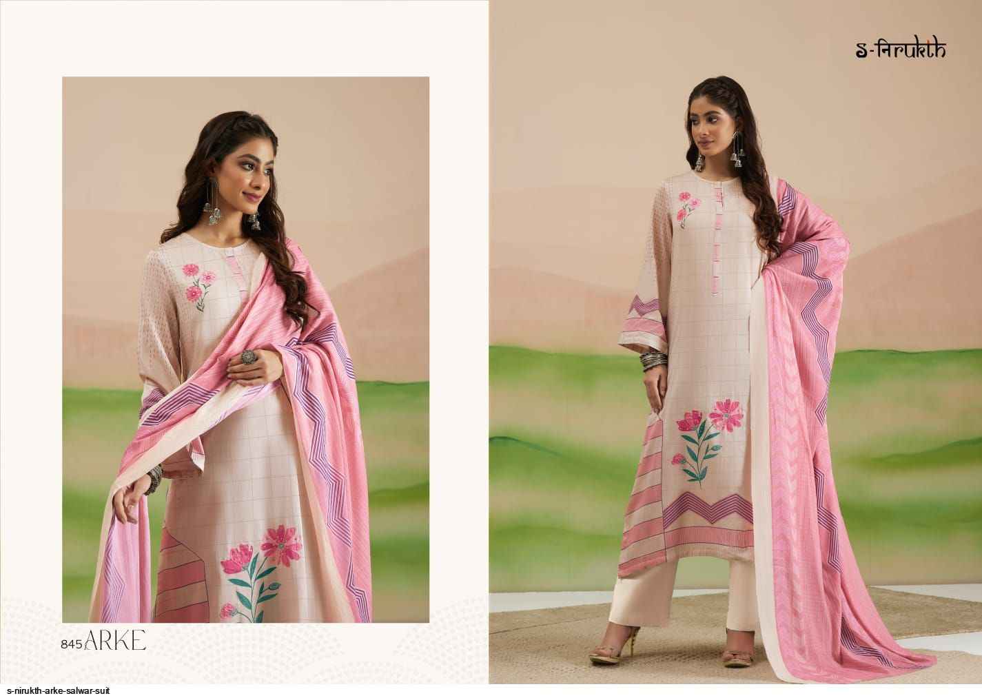 S Nirukth Arke Cotton Dress Material 8 pcs Catalogue