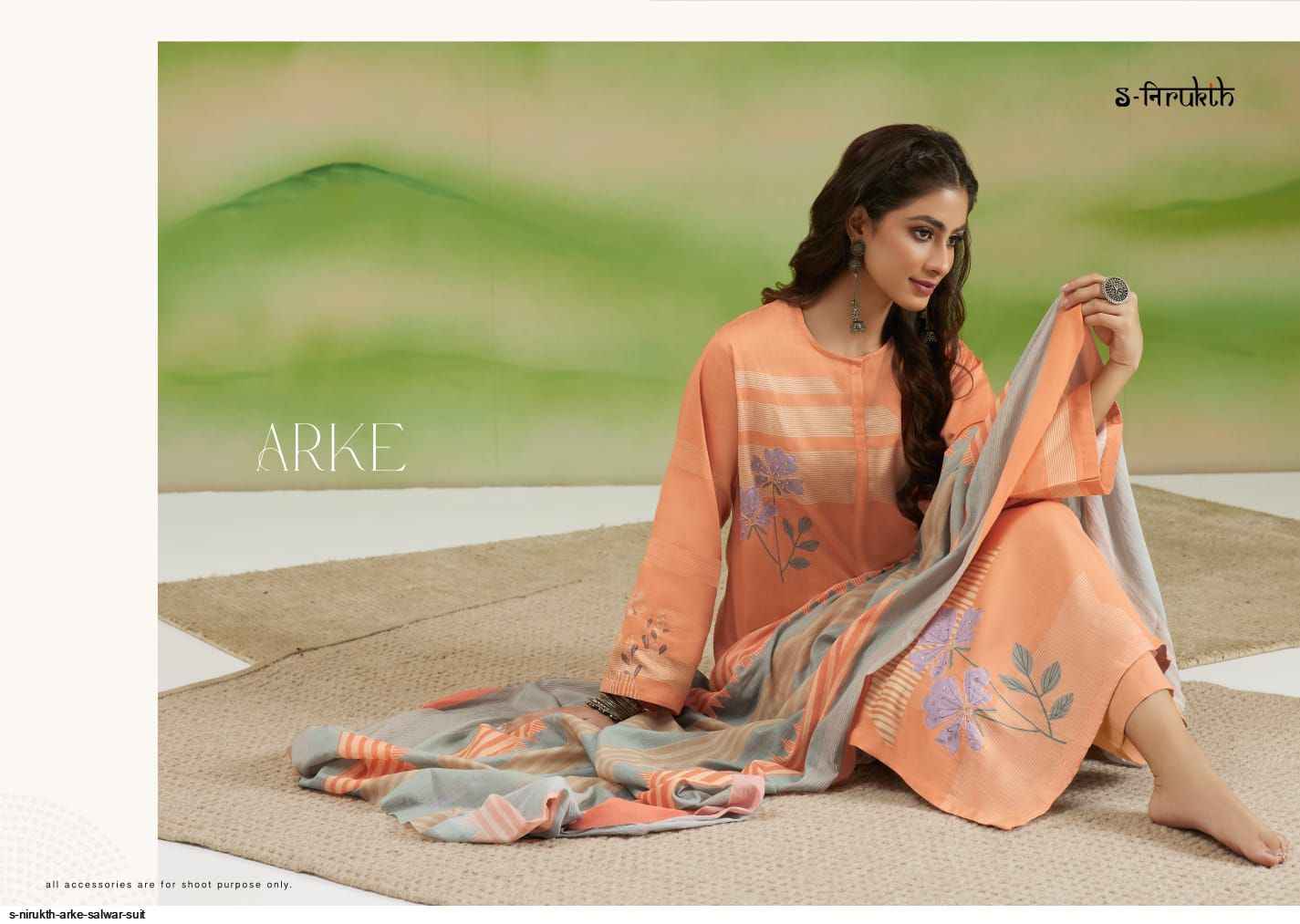 S Nirukth Arke Cotton Dress Material 8 pcs Catalogue