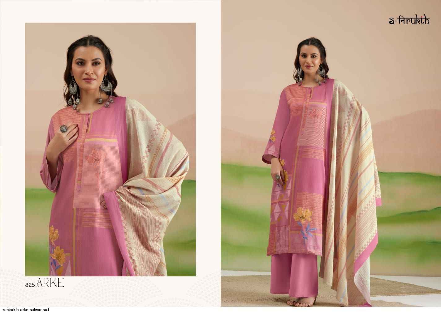 S Nirukth Arke Cotton Dress Material 8 pcs Catalogue